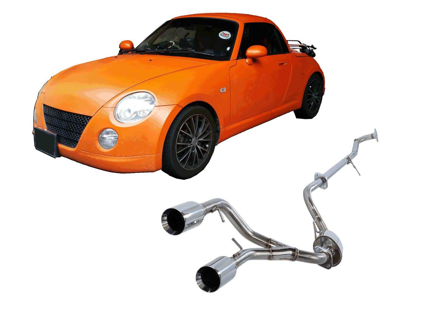 HKS Exhaust System (Daihatsu Copen)